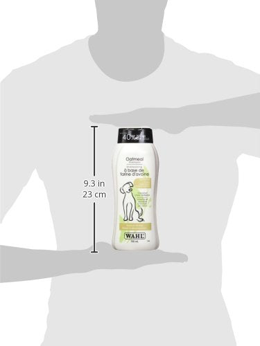Shampoing à l'avoine pour chiens Wahl Canada, shampoing d'origine végétale à la noix de coco, au citron vert et à la verveine pour apaiser la peau sèche et irritée, sans parabène, 700 ml, modèle 58322