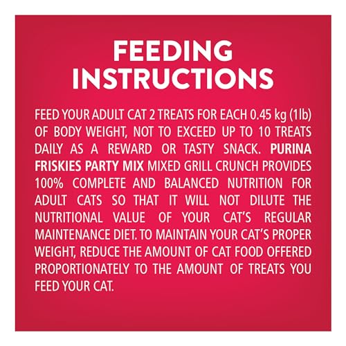 Friandises pour chats Friskies Party Mix, croustillantes et croustillantes au vrai poulet - Boîte de 454 g (1 paquet)