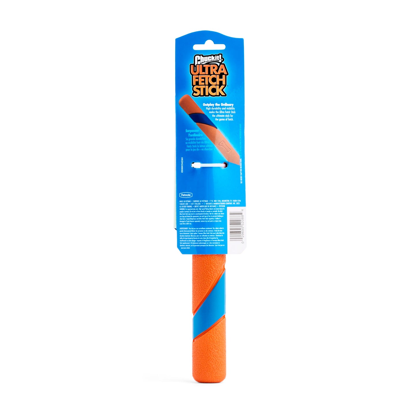 Chuckit! Jouet interactif pour chien Ultra Fetch Stick - Jouet d'extérieur de 30 cm pour chiens de toutes races