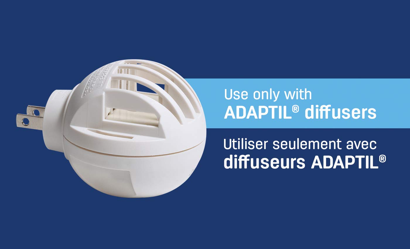 ADAPTIL Refill 3-Pack - Calms & Comforts Dogs at Home, When Home Alone or During Loud Noises & Stressful Events - Use ADAPTIL for Dogs with ADAPTIL Diffusers (90 Day Supply, ADAPTIL Refill C133)
