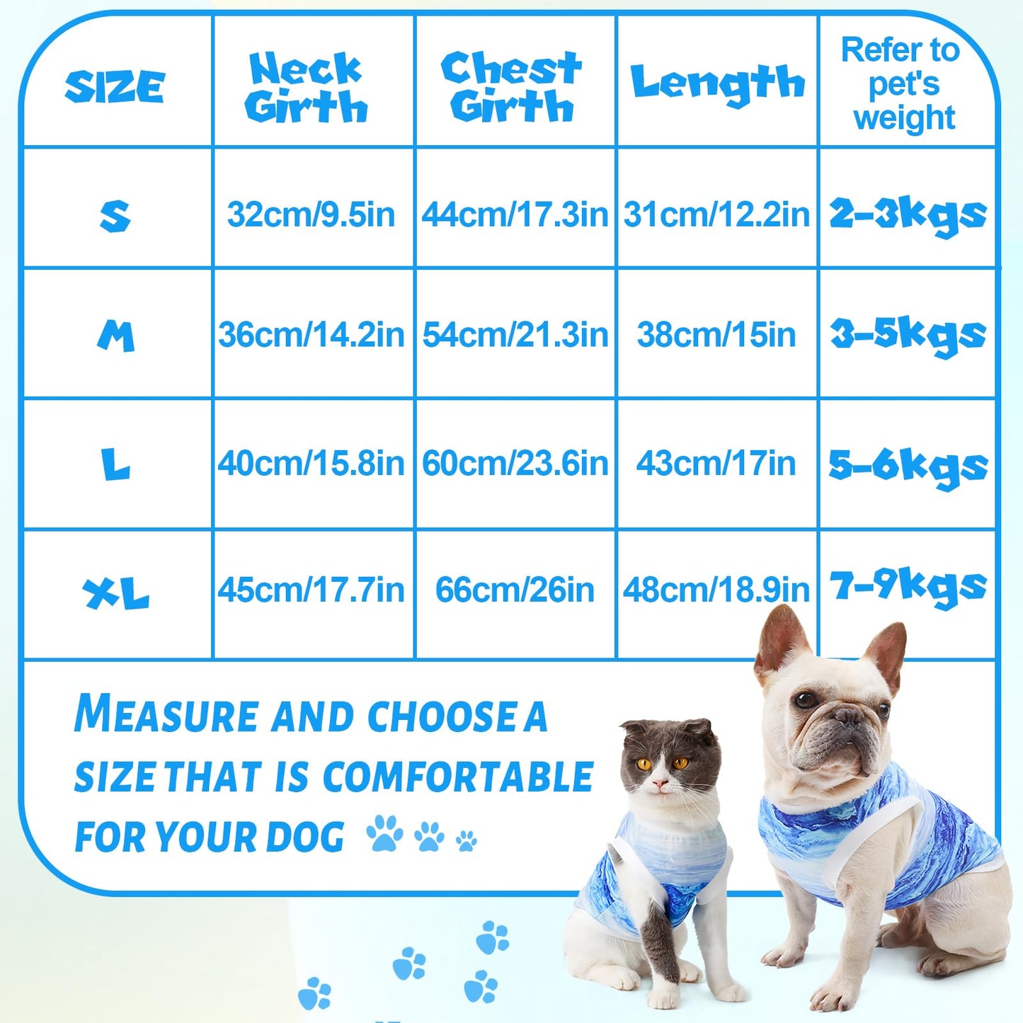 Boortight Dog Cooling Vest Summer Dog Shirt Quick Dry Breathable Cooling Vest for Small Medium Large Dogs (1Pack-L)