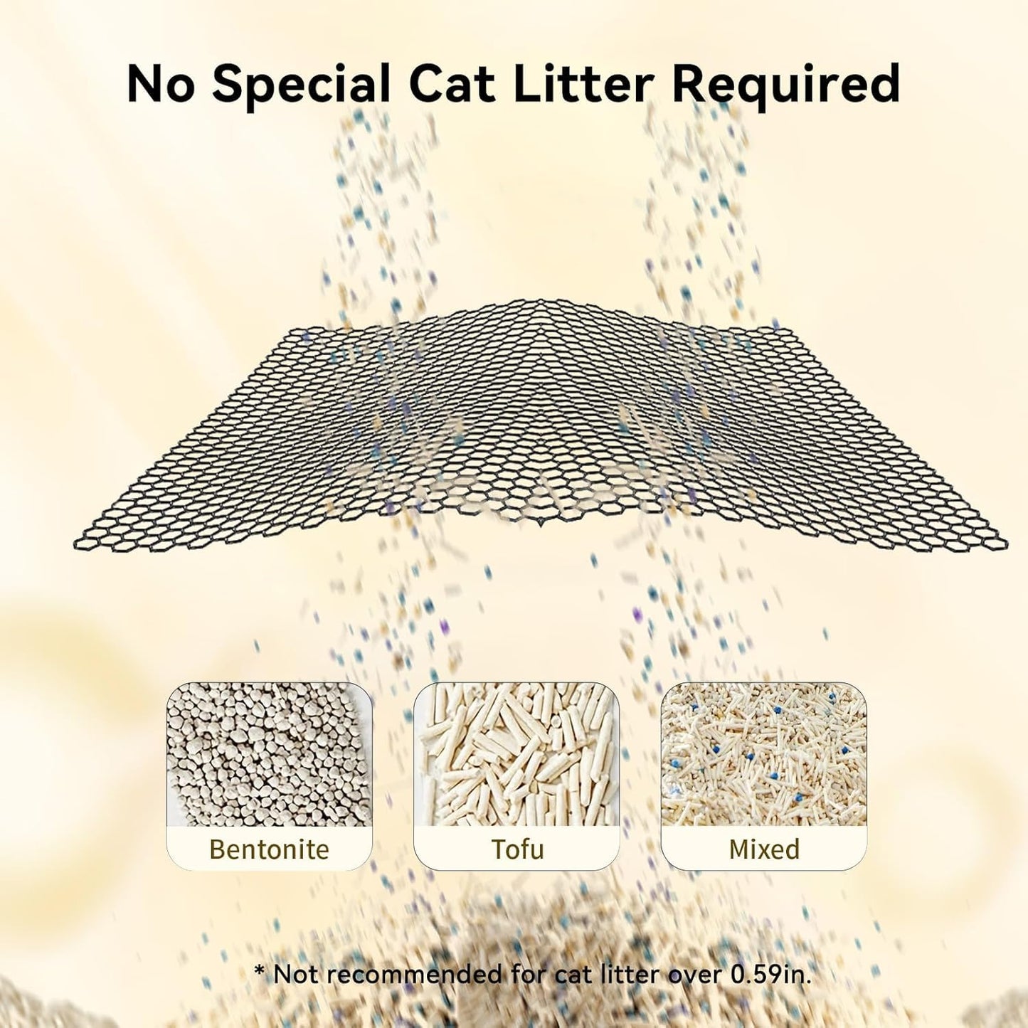 Bac à litière autonettoyant 65 L, grand bac à litière automatique pour plusieurs chats, isolation des odeurs/contrôle par application/protection de sécurité, bac à litière pour chat autonettoyant avec sac à déjections, anti-pincement
