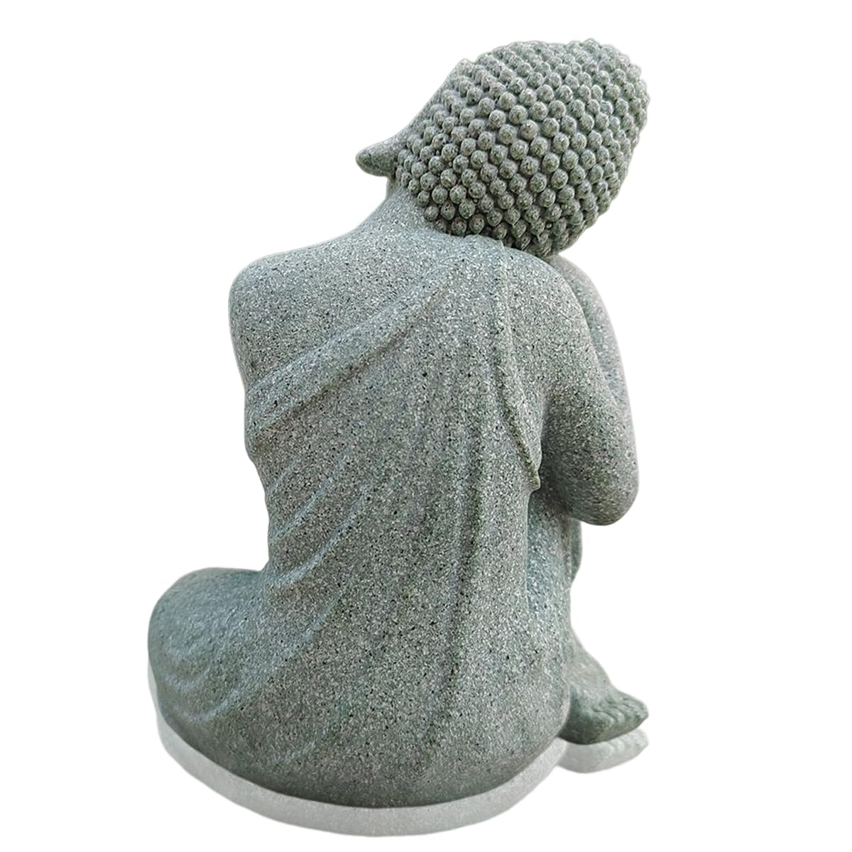 Buddha Fish Tank Decor Asian Stone Buddha Figurines for Aquarium Zen Garden Fish Tank Statue Decorations Mini Stone Buddha Zen Garden Sculptures Decor,Gift, A