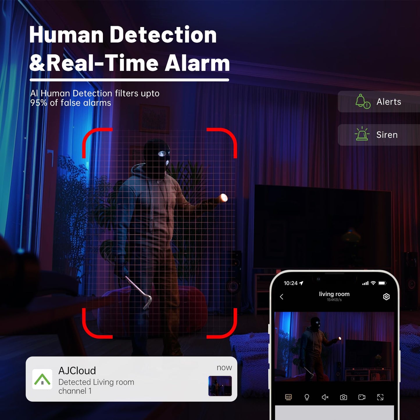 Caméra de sécurité intérieure 2K 5G et 2,4G Wi-Fi pour chien et animal domestique, avec application mobile, caméra de sécurité 360°, babyphone, détecteur de mouvement, vision nocturne, audio bidirectionnel, caméra nounou (A)