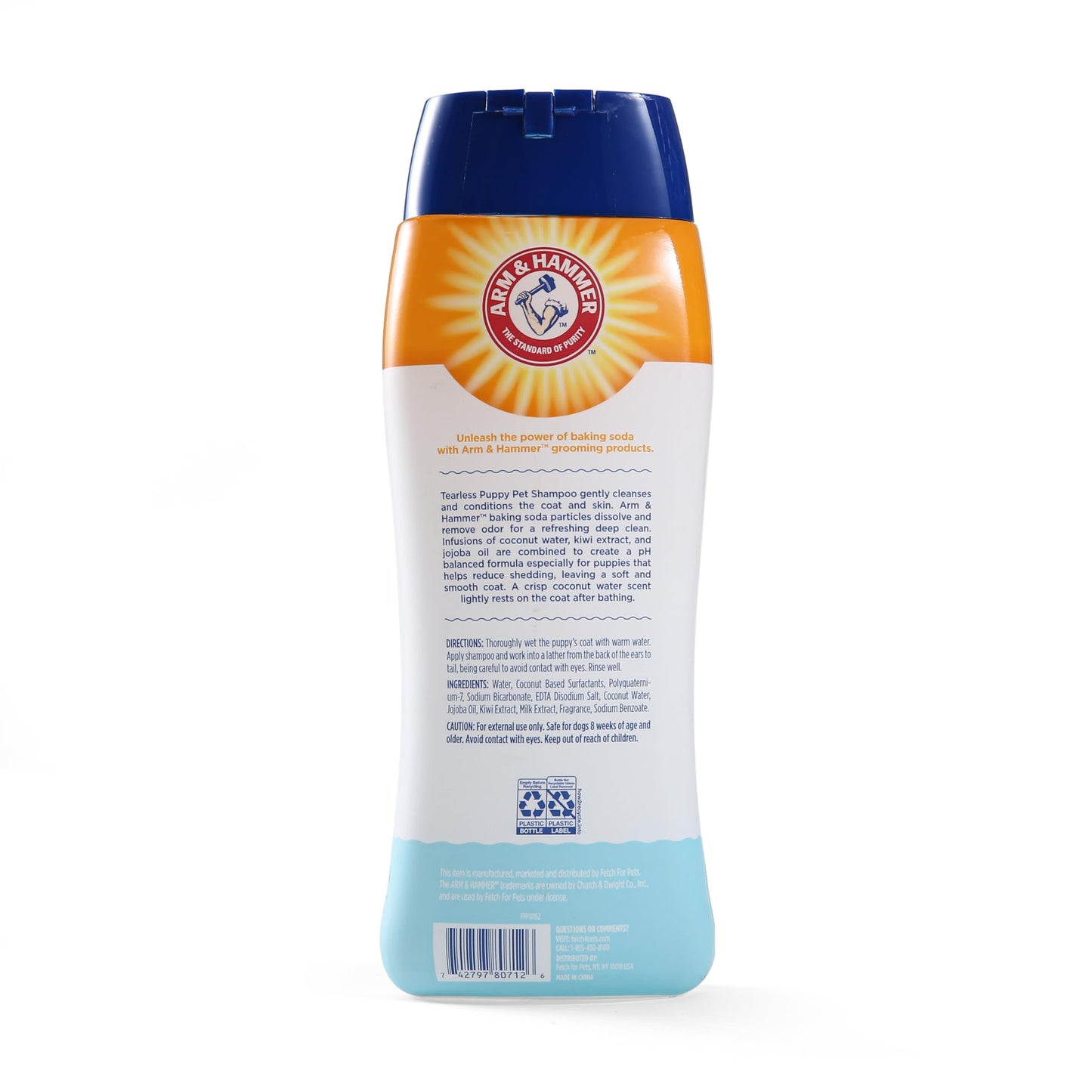 Shampoing anti-larmes pour chiots Arm & Hammer à l'eau de coco, le meilleur shampoing anti-larmes pour tous les chiens et chiots