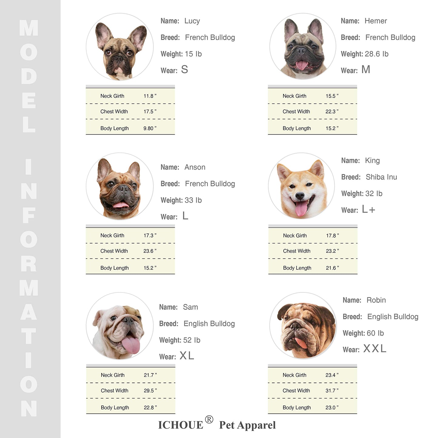 iChoue Pet Clothes Sweat à capuche zippé pour chien Bouledogue français Frenchie Carlin Corgi Chiot Manteau d'hiver chaud en coton Bleu marine Taille S
