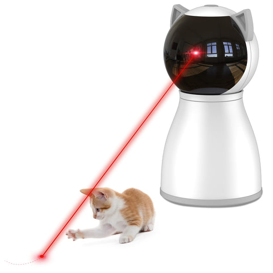 YVE LIFE Cat Toys,The 4th Generation Real Random Trajectory,Motion Activated Rechargeable Automatic Cat Laser Toy,Interactive Cat Toys for Indoor Cats/Kittens/Dogs