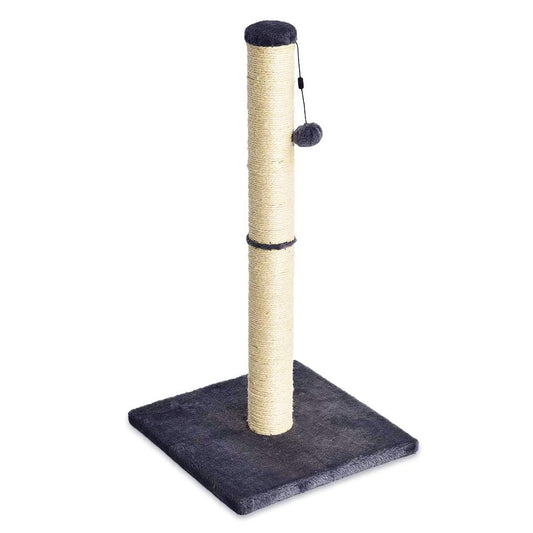 Arbre à chat Amazon Basics, taille moyenne, 40 x 40 x 80 cm, gris