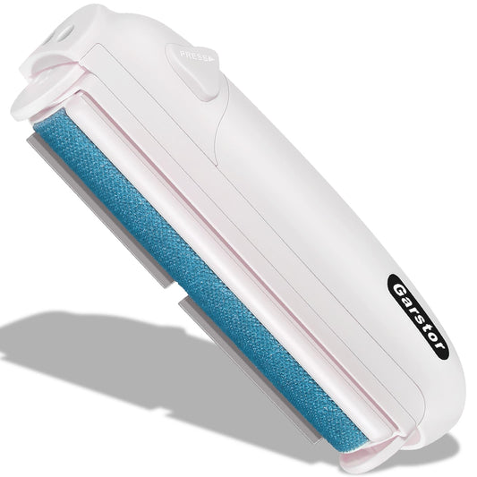 Rouleau anti-peluches réutilisable Garstor pour animaux de compagnie, pour meubles, canapés, tapis, literie, autonettoyant - Bleu