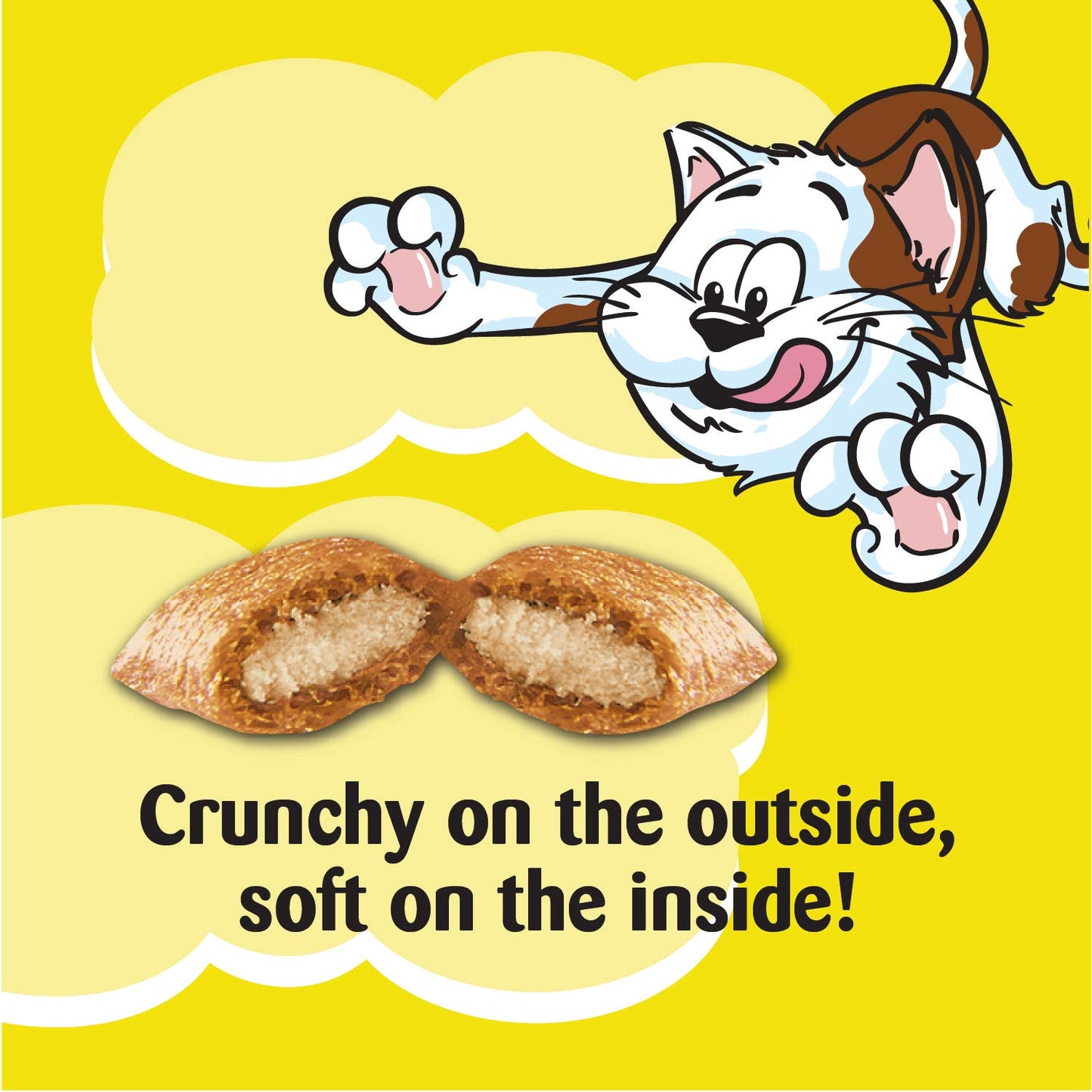 TEMPTATIONS Mix-Ups Adult Cat Treats, Catnip (Chicken, Catnip & Cheddar Flavour), 454g Tub