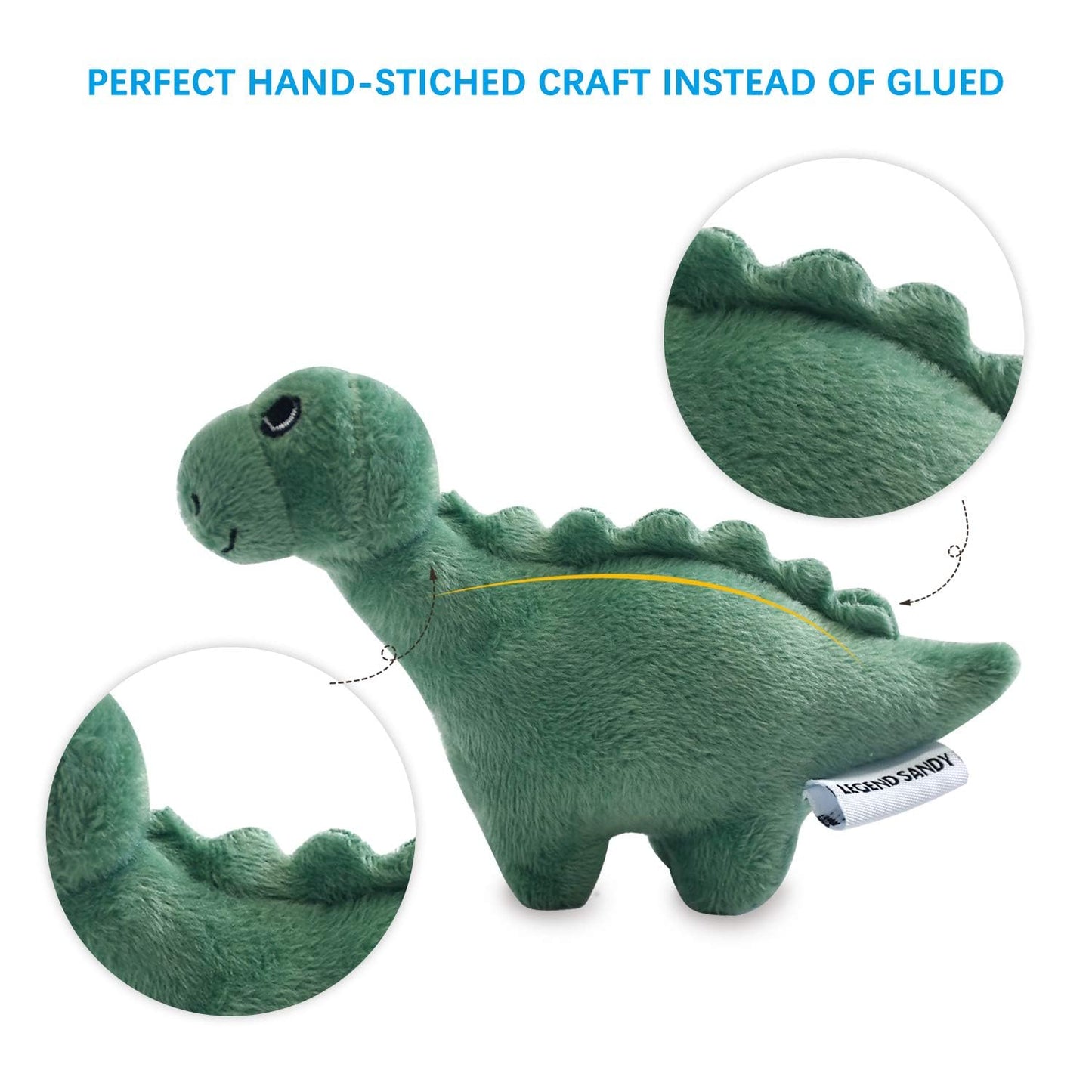 Squeaky Dog Toys for Puppy Small Medium Dogs, Stuffed Samll Dog Toys Bulk with 12 Plush Pet Dog Toy Set, Cute Safe Dog Chew Toys Pack for Puppies Teething (6 Dog Toys)
