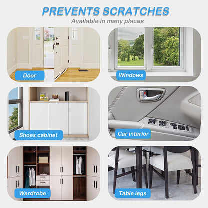 Protection anti-rayures pour chat 30 x 299 cm, autocollante, simple face, pour meubles, canapé, transparent, à découper soi-même