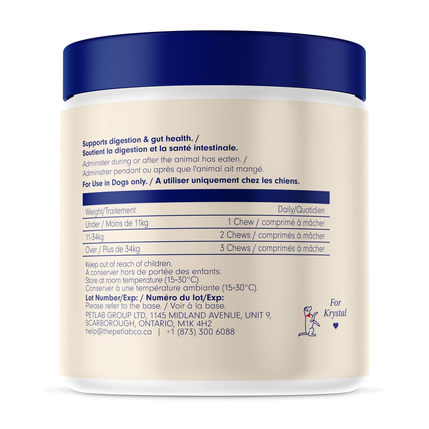 PetLab Co. Probiotics for Dogs - Support Gut Health, Itchy Skin, Seasonal Allergies, and Yeast with Each Tasty Chew - Dog Probiotics - Safe for Small, Medium and Large Dogs - Packaging May Vary