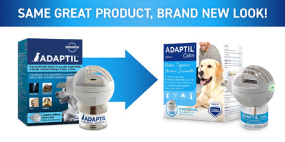 Kit de démarrage ADAPTIL 30 jours - Utilisez ADAPTIL pour chiens pour les aider à se calmer et à se réconforter à la maison, lorsqu'ils sont seuls ou en cas de bruits forts et d'événements stressants (avec diffuseur ADAPTIL LMH19 et recharge ADAPTIL C133)