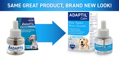 ADAPTIL Refill 3-Pack - Calms & Comforts Dogs at Home, When Home Alone or During Loud Noises & Stressful Events - Use ADAPTIL for Dogs with ADAPTIL Diffusers (90 Day Supply, ADAPTIL Refill C133)