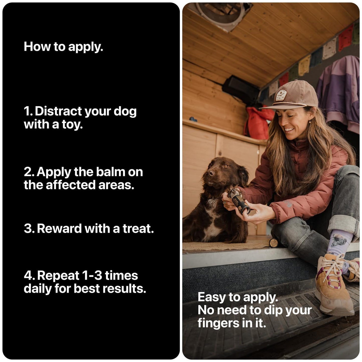 (Entreprise canadienne) Baume pour pattes de chien Säker pour l'hiver | Fabriqué au Canada | Protection des pattes pour chiens approuvée par les vétérinaires pour la neige froide | Baume apaisant pour pattes sèches, crevassées et rugueuses (57 g)