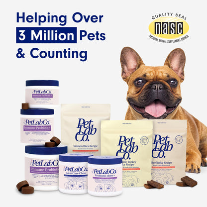 PetLab Co. Probiotics for Dogs - Support Gut Health, Itchy Skin, Seasonal Allergies, and Yeast with Each Tasty Chew - Dog Probiotics - Safe for Small, Medium and Large Dogs - Packaging May Vary
