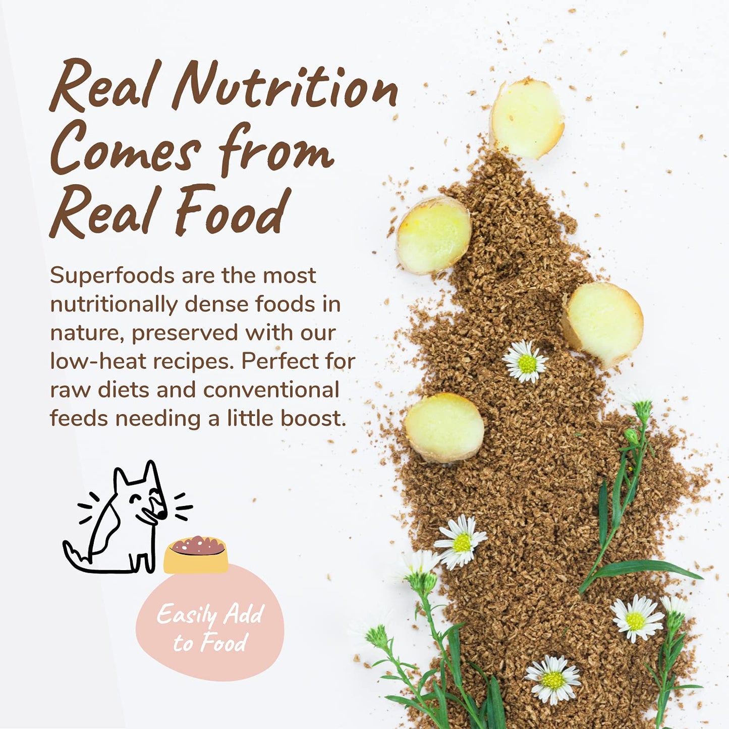 kin+kind Cat & Dog Anxiety Relief Supplements - Calming Supplements, Stress Reliever Treats, Pet Anxiety Relief, Formula with Apple, Chamomile, Ginger and Thyme - Made in USA