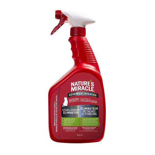 Détachant et désodorisant avancé Nature's Miracle JFC - Déclencheur 947 ml