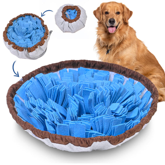 PET ARENA Adjustable Snuffle mat for Dogs, Dog Puzzle Toys, Enrichment Pet Foraging mat for Smell Training and Slow Eating, Stress Relief Interactive Dog Toy for Feeding, Dog Mental Stimulation Toys