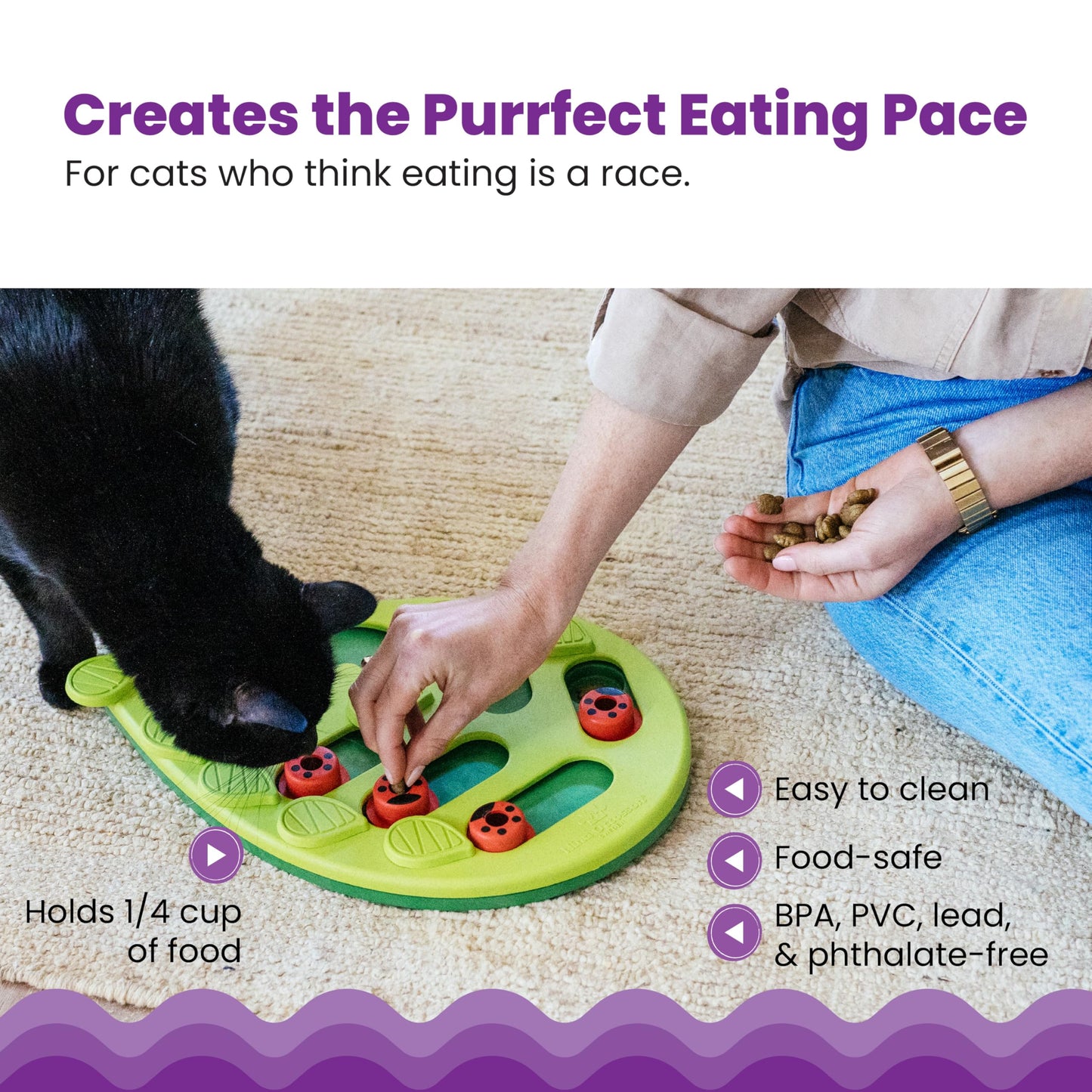 Nina Ottosson by Petstages Buggin' Out Puzzle & Play - Interactive Cat Treat Puzzle